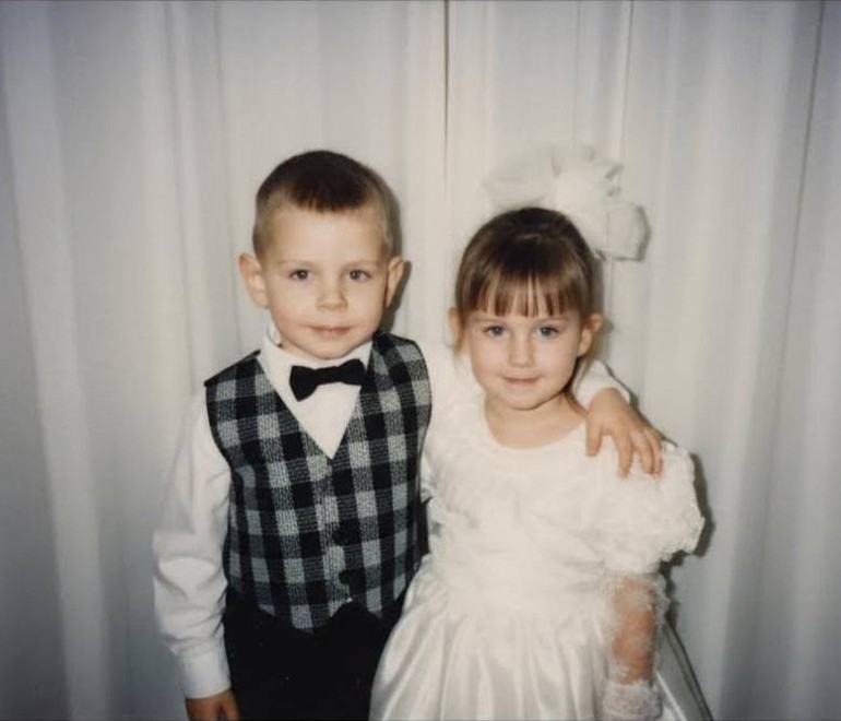 Дмитрий и Евгения в детстве